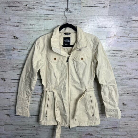 The North Face Cream Utility Jacket with Adjustable Waist size medium - Picture 1 of 11